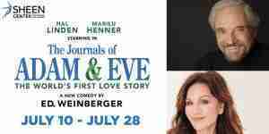 Hal Linden and Marilu Henner star in The Journals of Adam & Eve: The World’s First Love Story Eve at the Sheen Center in New York City. Courtesy sheencenter.org