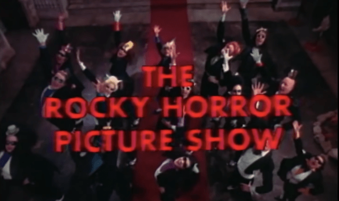 A scene from the The Rocky Horror Picture Show trailer (1975). Screen capture by Edward Kliszus