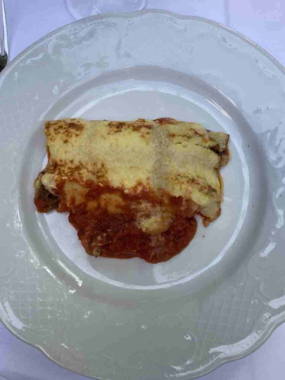 Crespelle alla Savoiarda at Barbetta Restaurant: Northern Italian Cuisine in Restaurant Row. Photo by Valèrie Blanchard