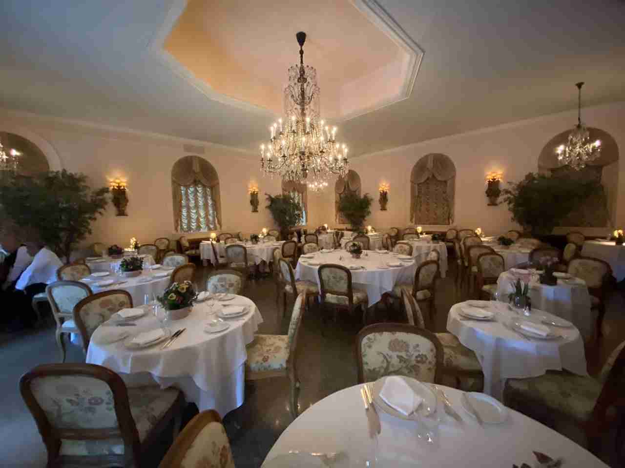 Dining area at Barbetta Restaurant: Northern Italian Cuisine in Restaurant Row. Photo by Valèrie Blanchard