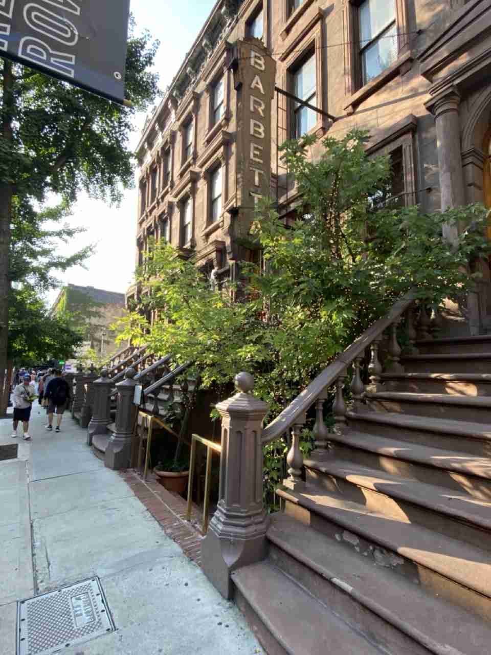 Entrance to Barbetta Restaurant: Northern Italian Cuisine in Restaurant Row. Photo by Valèrie Blanchard