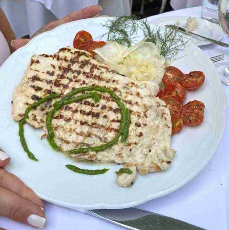 Paillard of Chicken at Barbetta Restaurant: Northern Italian Cuisine in Restaurant Row.Photo by Valèrie Blanchard