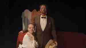 Snezhana Chernova as Olga Knipper and Eric Kuzmuk as Anton Chekhov. Photo courtesy of Eric Kuzmuk