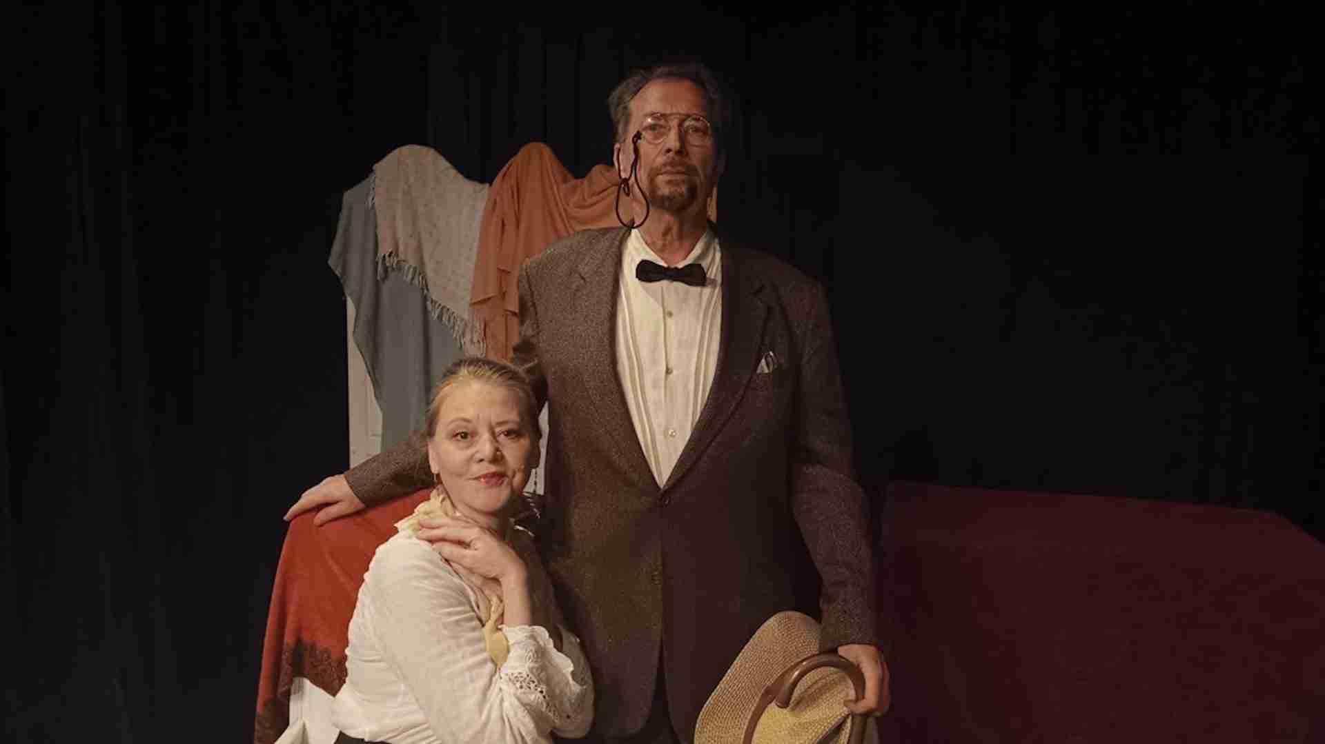 Snezhana Chernova as Olga Knipper and Eric Kuzmuk as Anton Chekhov. Photo courtesy of Eric Kuzmuk