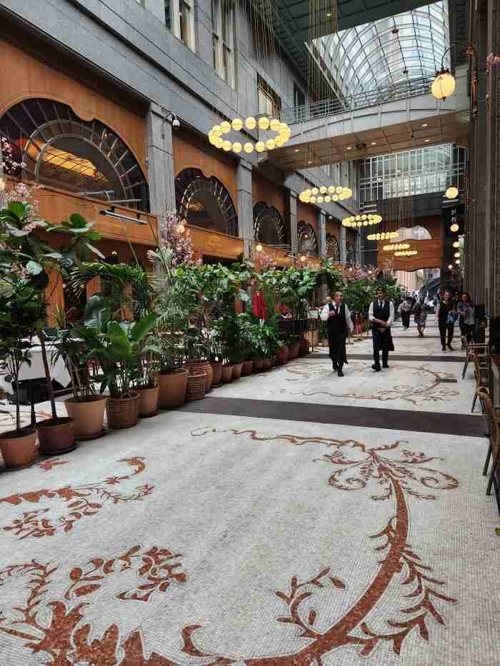 A view of the interior of the magnificent La Grande Boucherie on 145 W 53rd St, New York, NY 10019. Photo by Sora Vernikoff