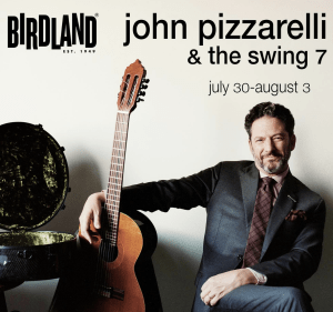John Pizzarelli & the swing 7 at Birdland Jazz Club. Courtesy Instagram #birdlandjazz