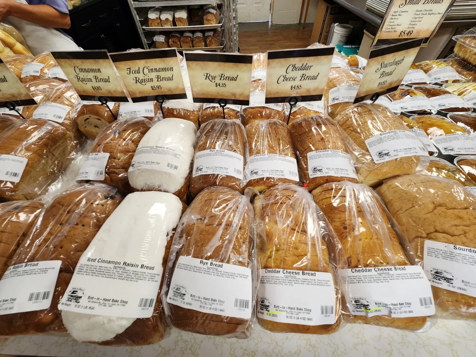 Freshly baked bread at the Amish general store. Photo by Sora Vernikoff