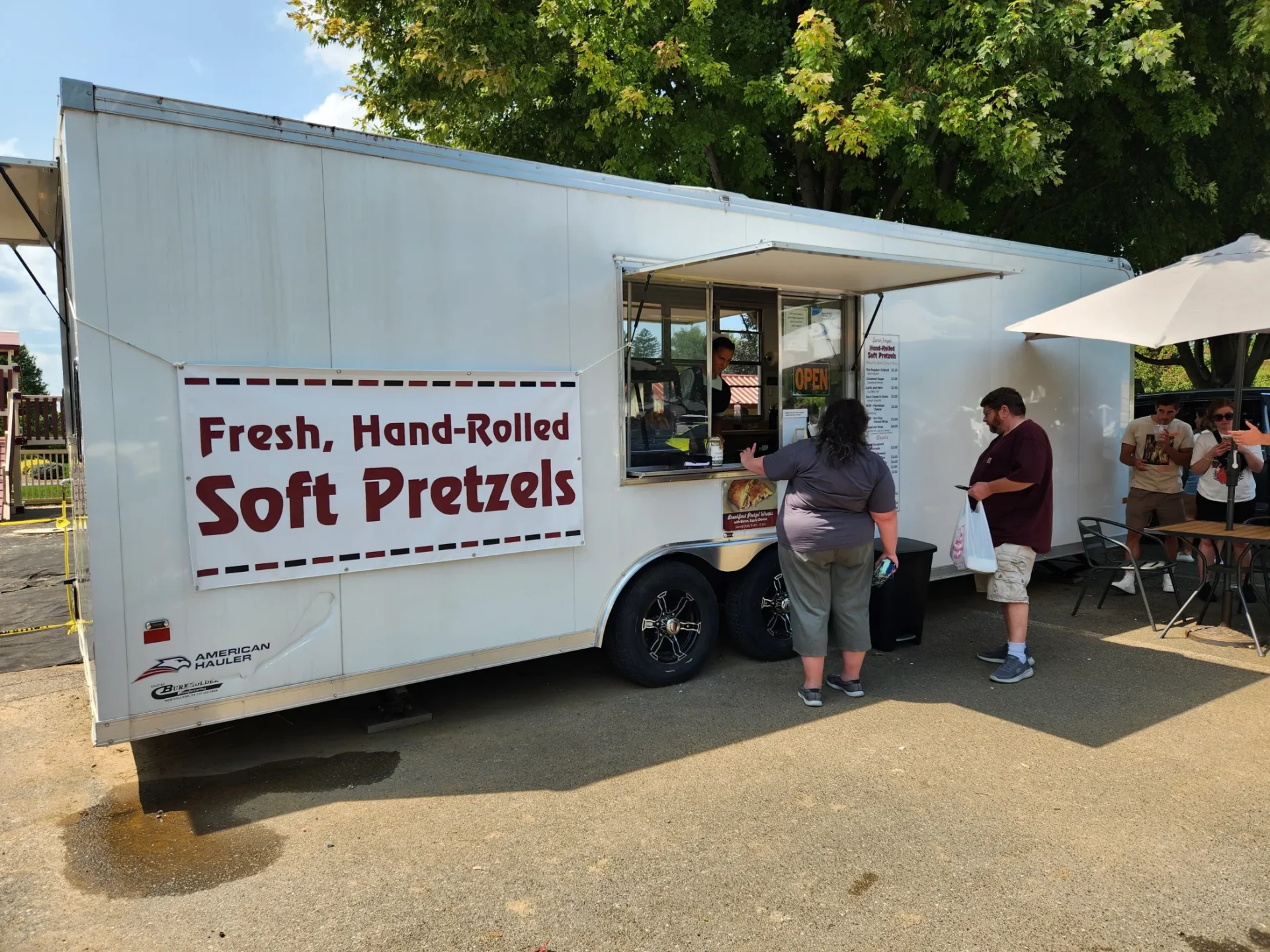 Fresh, hand-rolled soft pretzels in Bird in Hand, PA. Photo by Sora Vernikoff