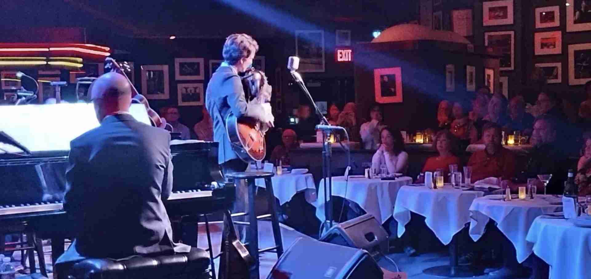 A scene from the Bryce Edwards Frivolity Hour at Birdland Jazz Club. Photo by Holli Harms
