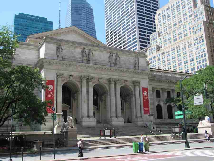 New York Public Library on Fifth Avenue in NYC