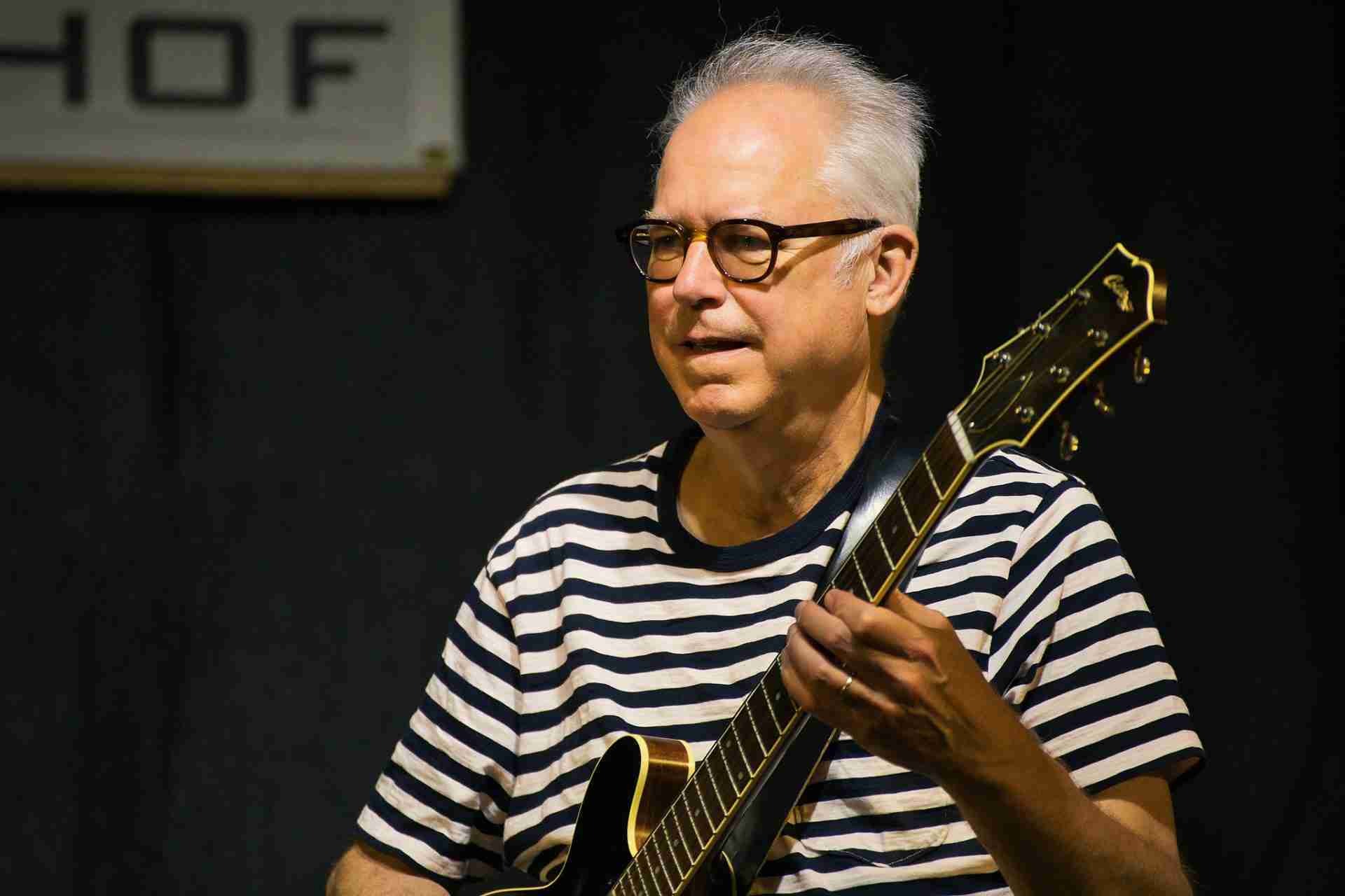 Bill Frisell, Guitarist. Photo by Schorle, CC BY-SA 4.0 <https://creativecommons.org/licenses/by-sa/4.0>, via Wikimedia Commons