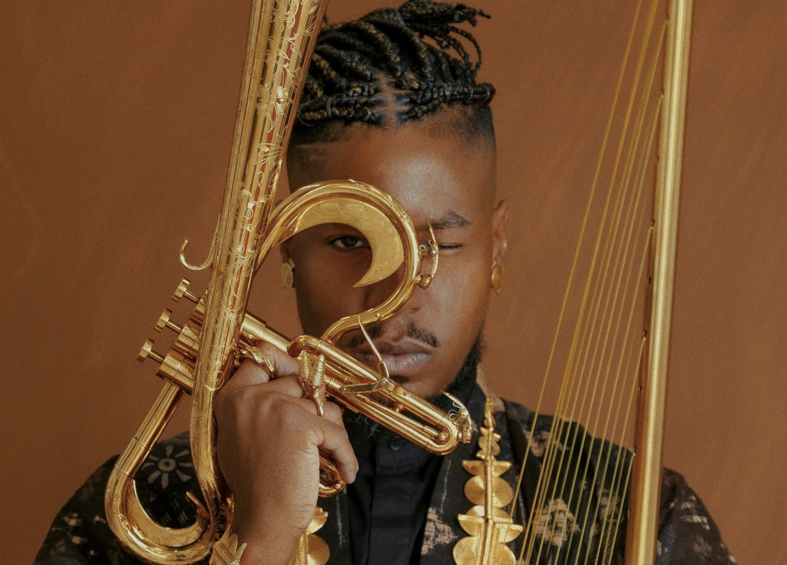 Trumpeter Chief Christian Scott a Tunde Adjuah. Courtesy chiefadjuan.com