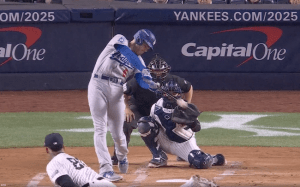 Freddy Freeman's Two Run Homer. Screen capture by Edward Kliszus