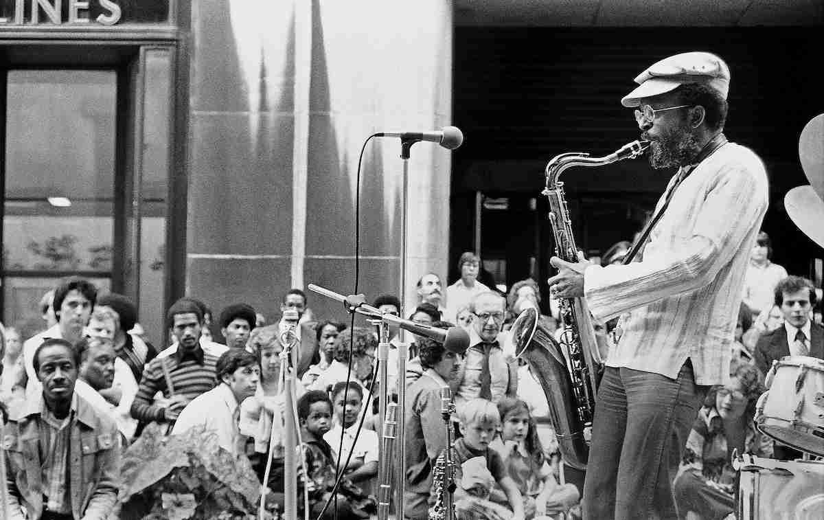 Jimmy Heath with audience at Rockerfeller Center, Flickr, By Tom Marcello. from Pittsford, New York, USA, CC BY-SA 2.0 <https://creativecommons.org/licenses/by-sa/2.0>, via Wikimedia Commons