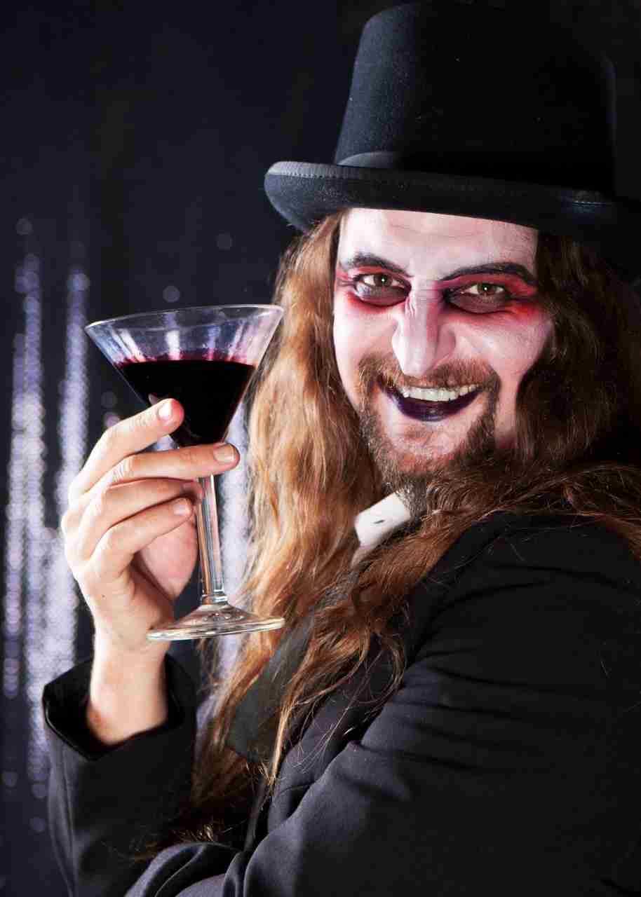 Jonny Porkpie on stage in a scene from DEAD SEXY: The Burlesque Thriller That’ll Raise the Dead. Photo by Don Spiro
