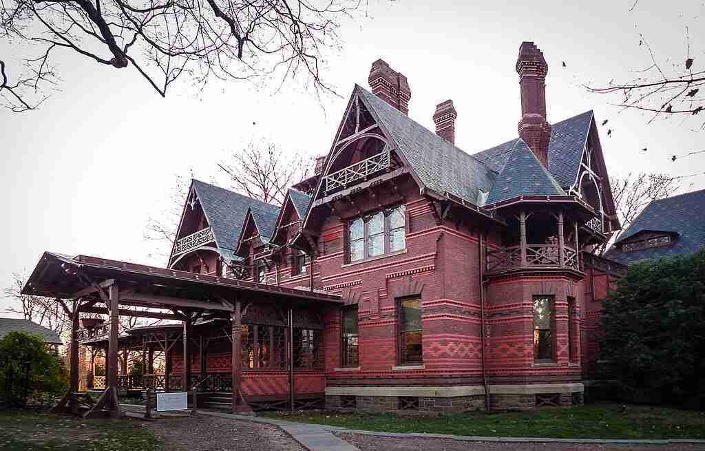 Mark Twain House and Museum, Hartford, By C. Zirkel, via Wikimedia Commons