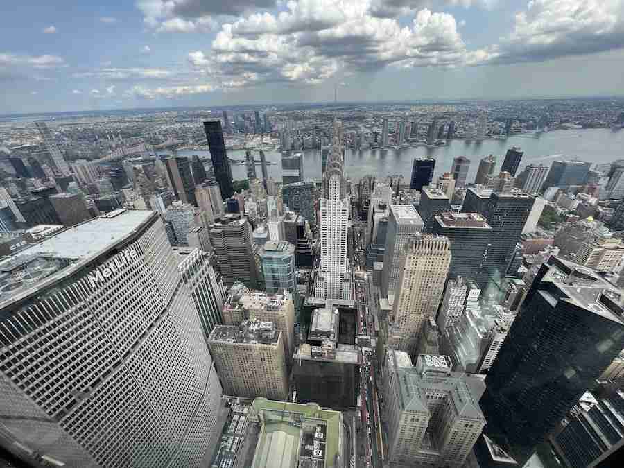 NYC Skyline view and the Chrysler Building from midtown. Photo by Edward Kliszus