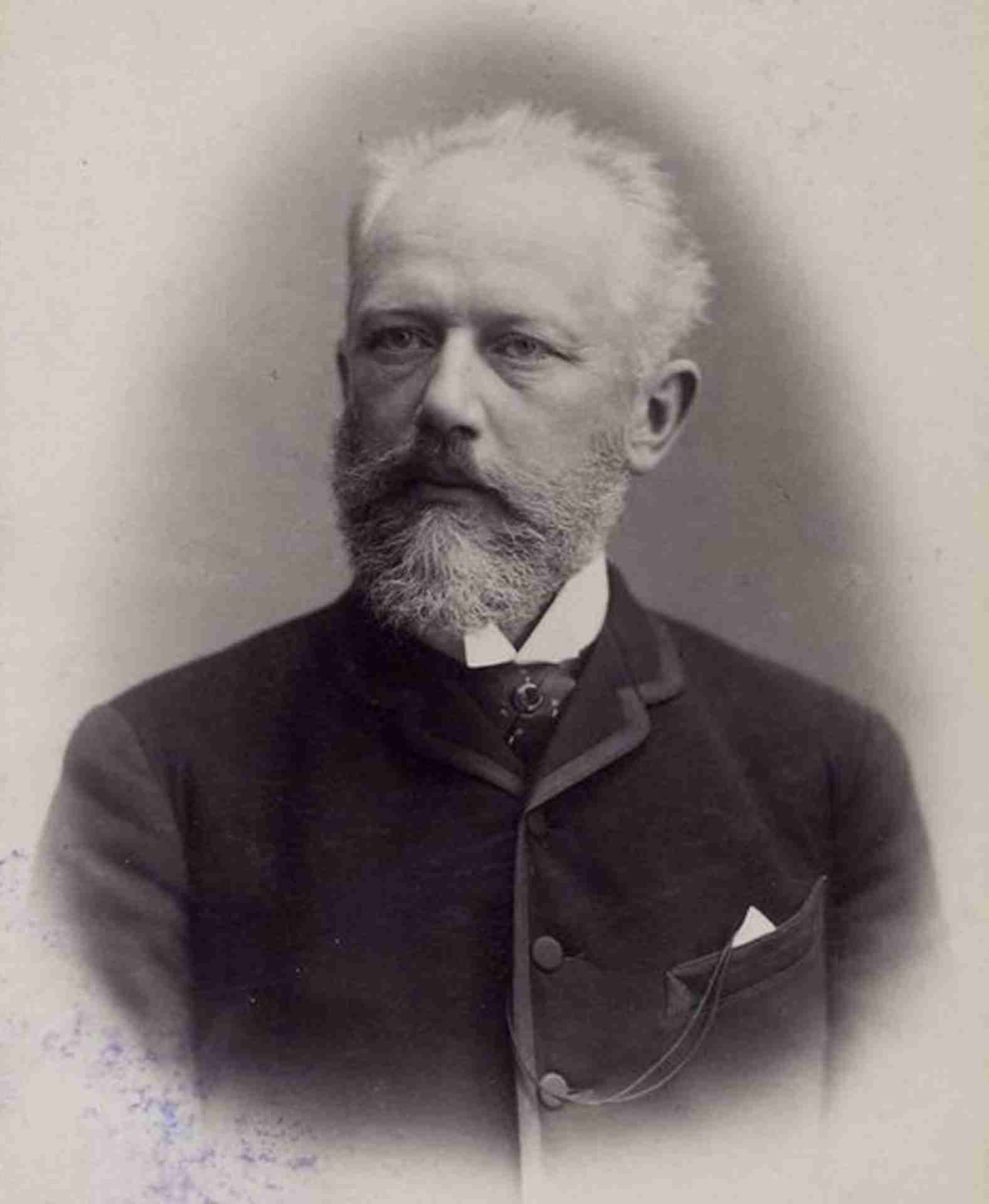 Tchaikovsky by Reutlinger (1888). Émile Reutlinger, Public domain, via Wikimedia Commons