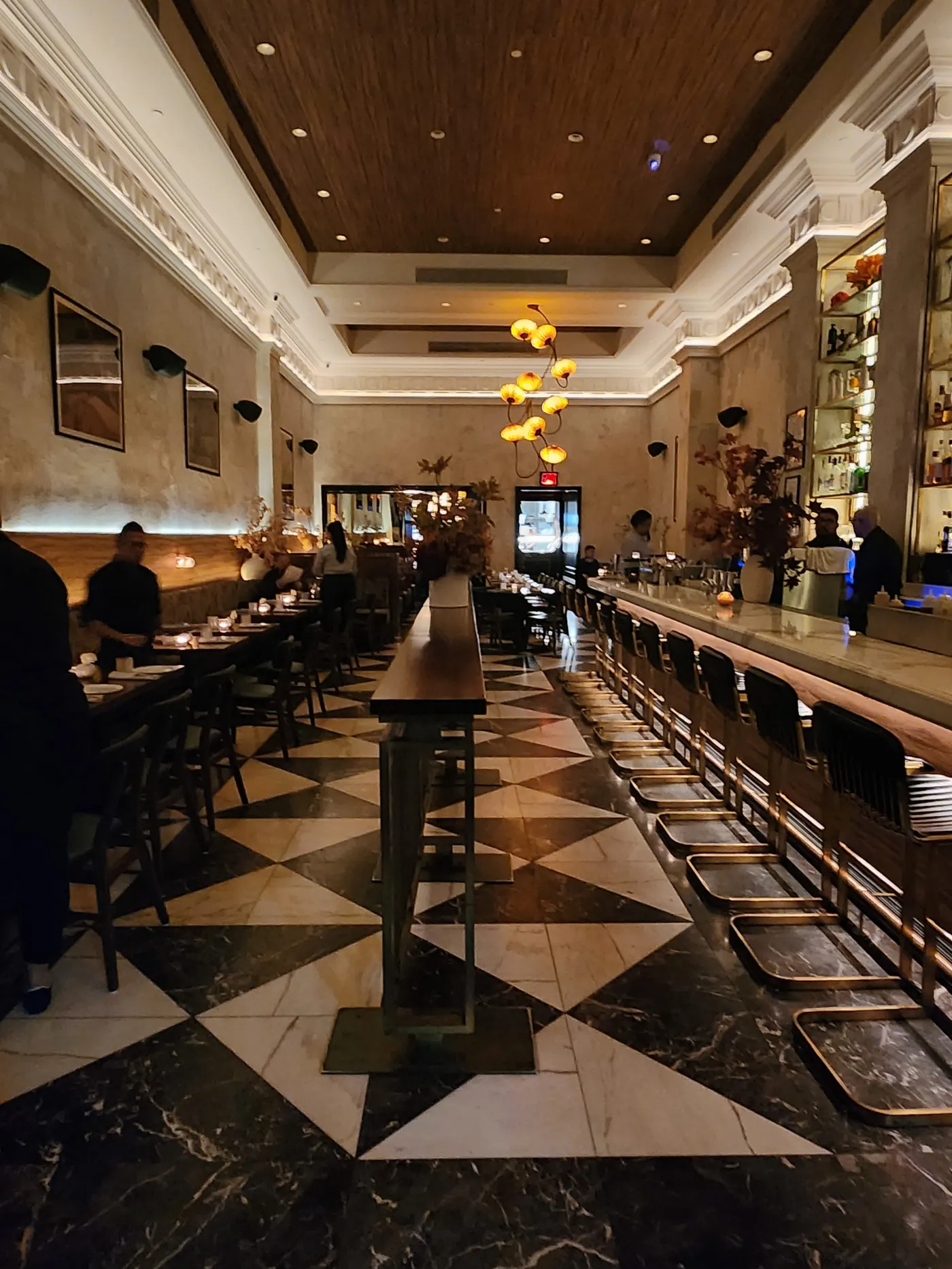 Bar seating at L'Adresse NOMAD. Photo by Sora Vernikoff