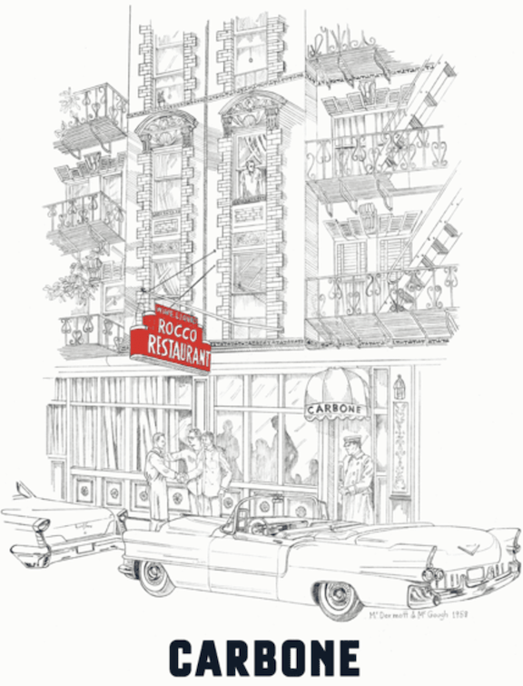 Carbone Restaurant. Courtesy carbonenewyork.com