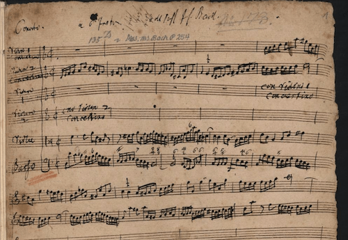 Concerto for 2 Violins in D minor, J. S. Bach. BWV 1043. Gloue, CC BY-SA 4.0 <https://creativecommons.org/licenses/by-sa/4.0>, via Wikimedia Commons
