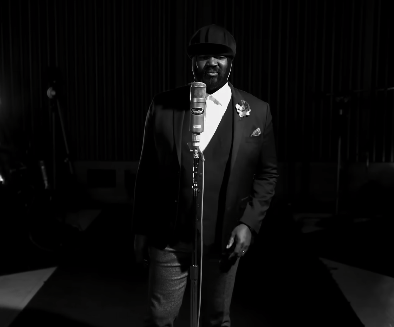 Gregory Porter. From his Youtube performance of Take Me to the Alley. Screen capture by Edward Kliszus