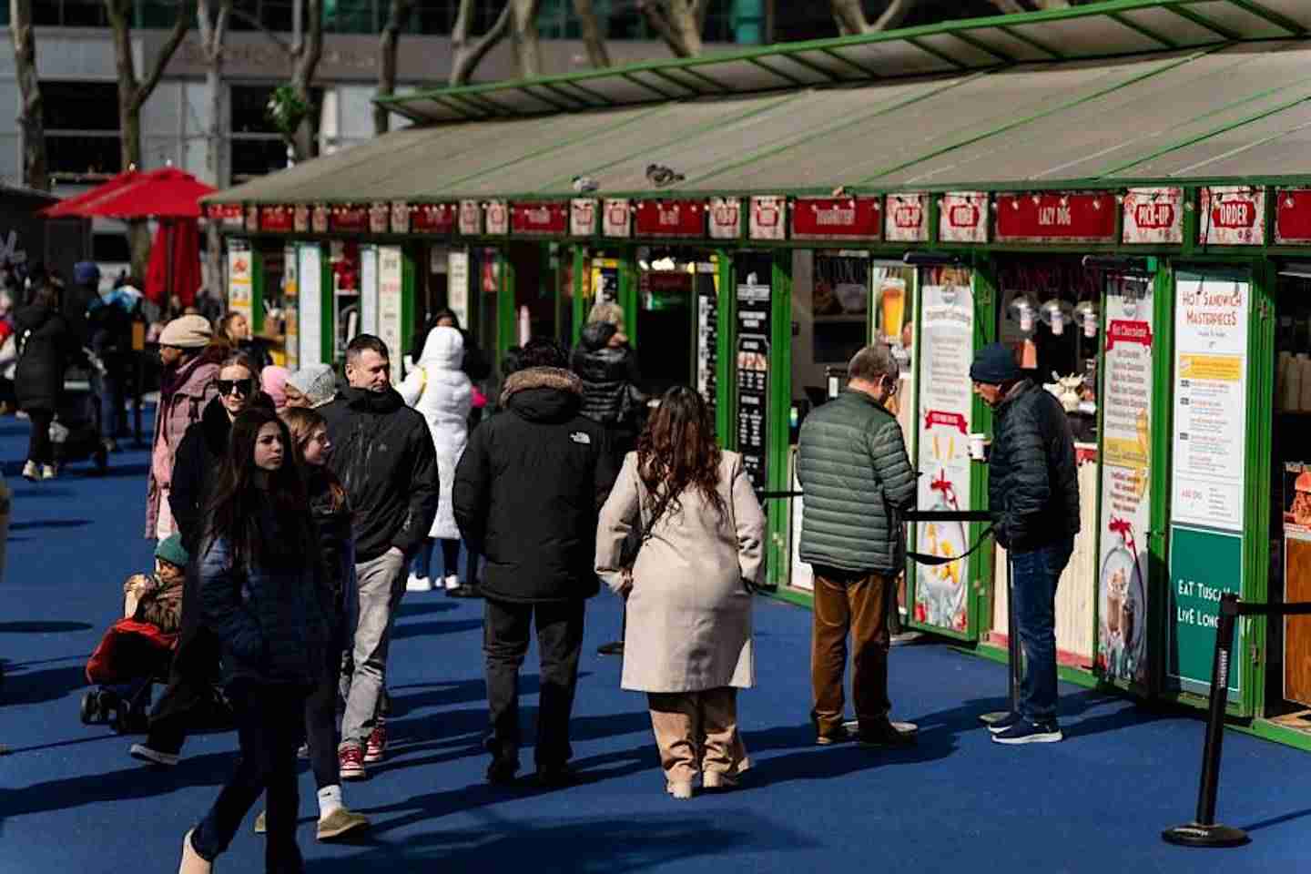 Holiday Shops at Bryant Park. Courtesy bryantpark.org