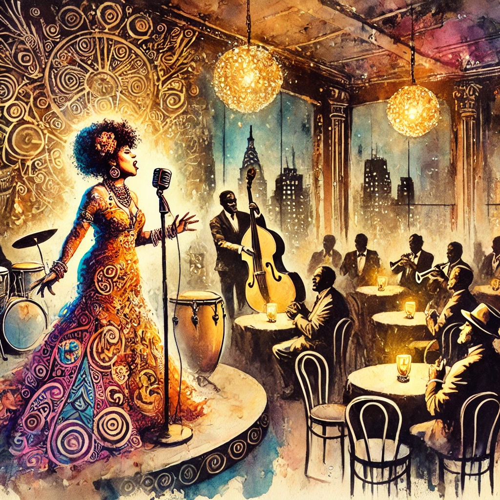 The energy of Melvis Santa at Dizzy's Jazz Club