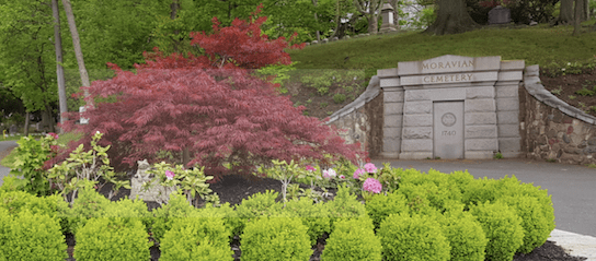 Moravian Cemetary. Courtesy moraviancemetery.com