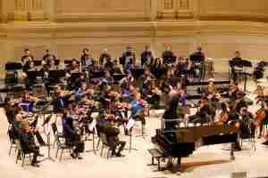 Conductor Leon Botstein and The Orchestra Now performs Charles Ives at Carnegie Hall. Photo by David DeNee
