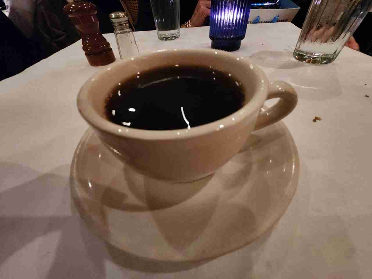 Fresh hot coffee at Island Restaurant. Photo by Sora Vernikoff