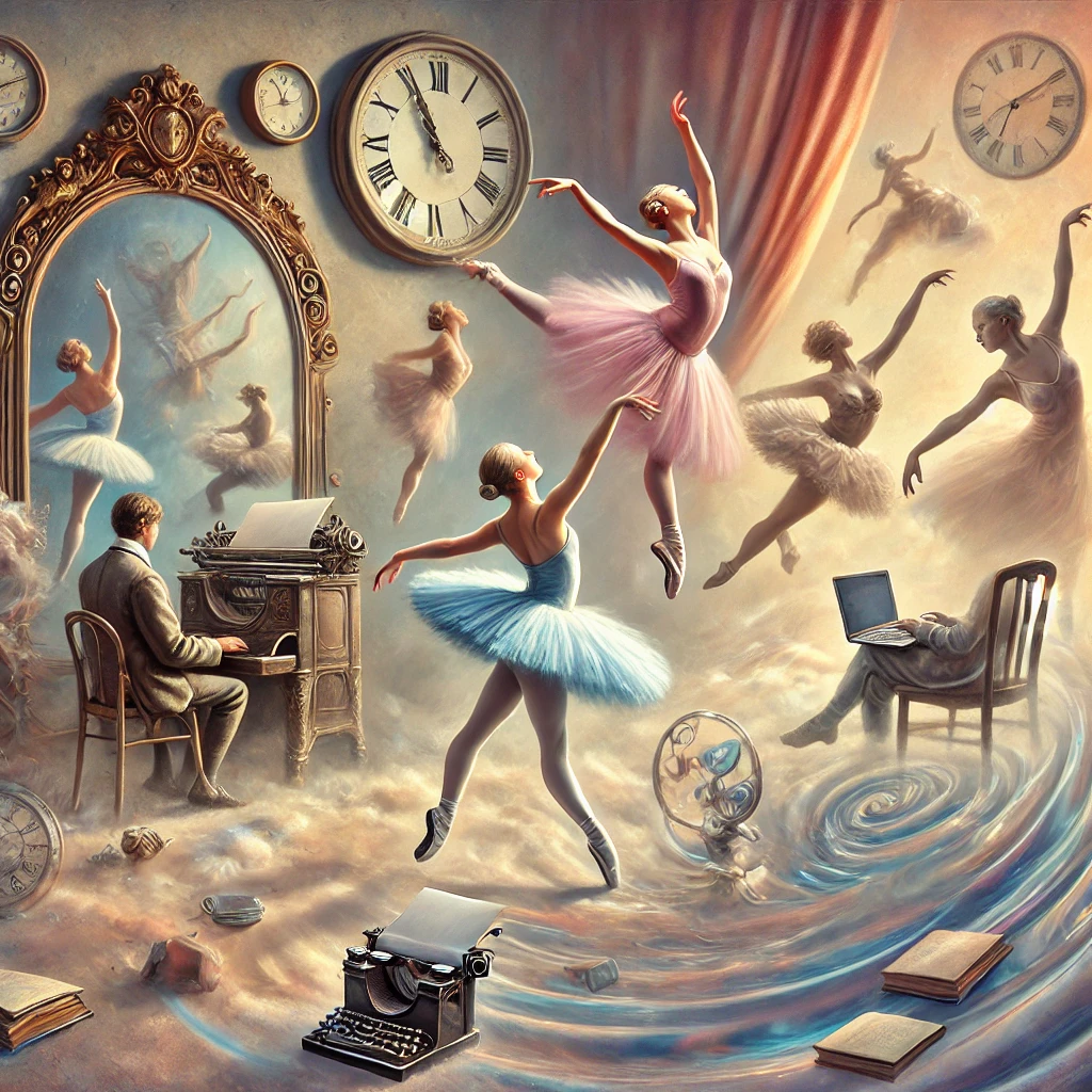 An enchanting surreal dreamscape bridging the past and present through a captivating new logic. Digital art by Edward Kliszus