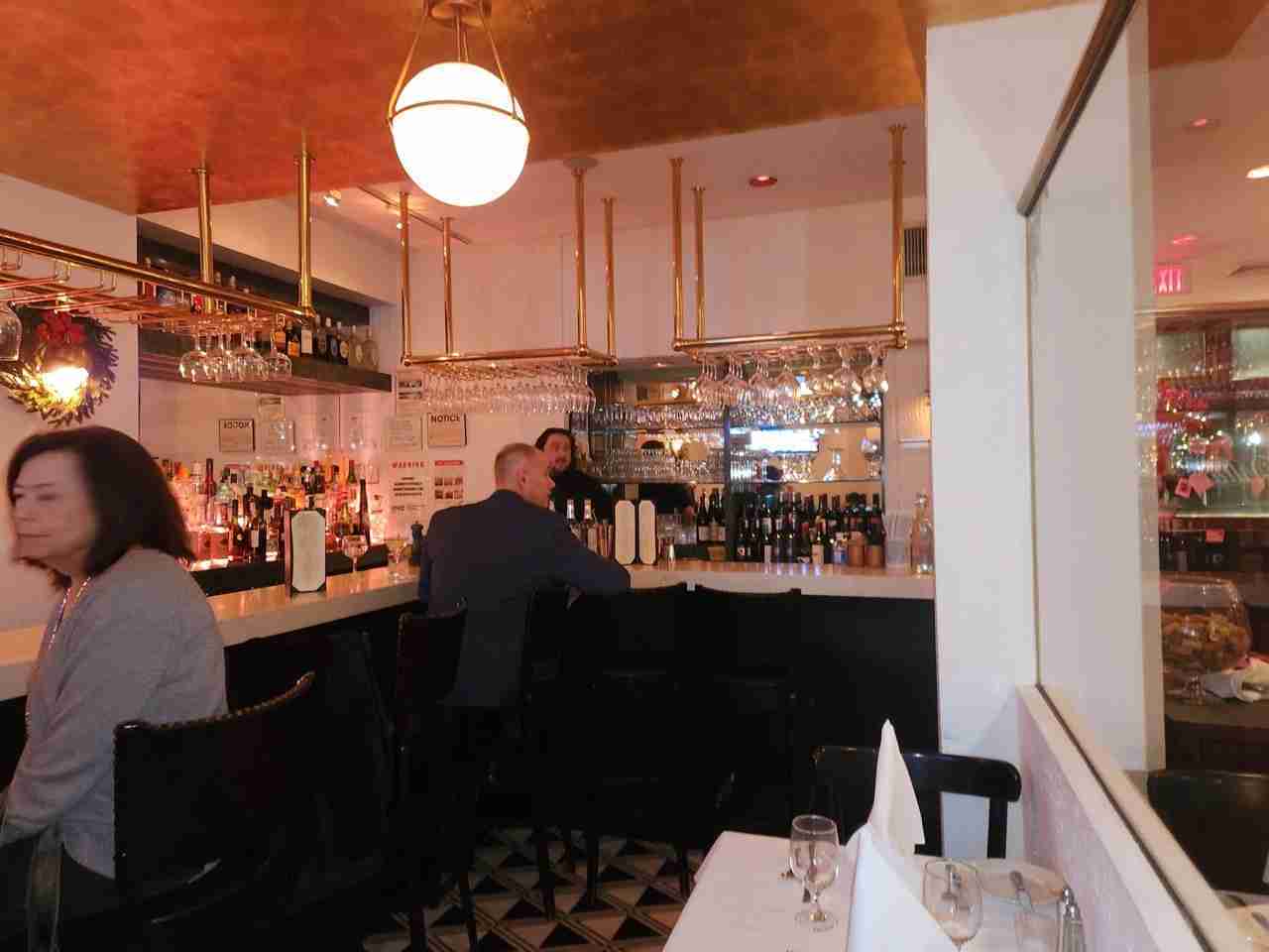 Bar seating at Villa Berulia. Photo by Sora Vernikoff.