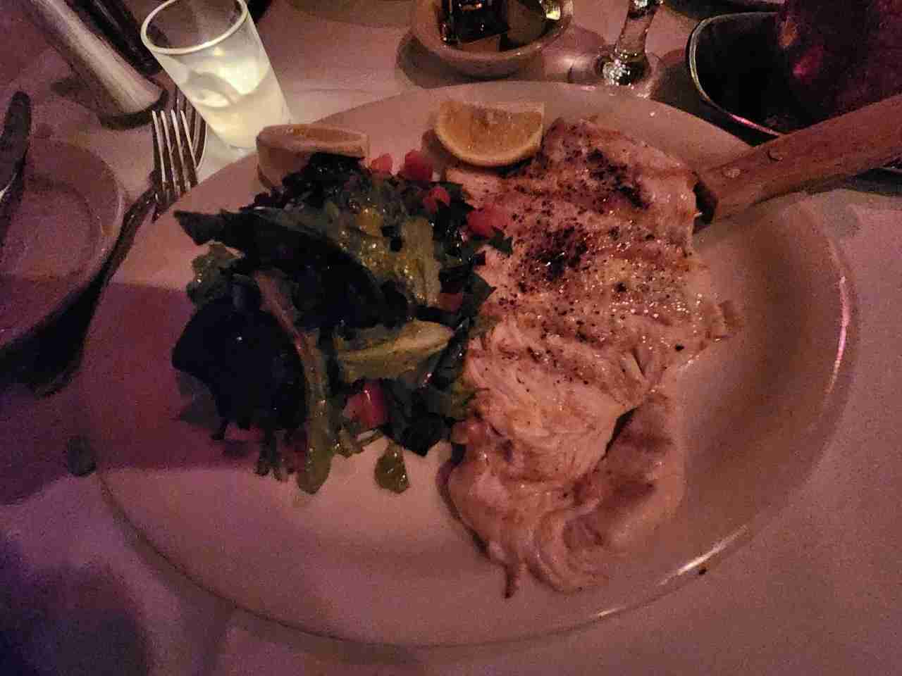 Chicken Paillard is deliciously prepared at Villa Berulia. Photo by Sora Vernikoff.