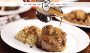 A meal being served at Paul & Jimmy's Ristorante. Courtesy paulandjimmys.com