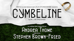 Publicity poster for Cymbeline.