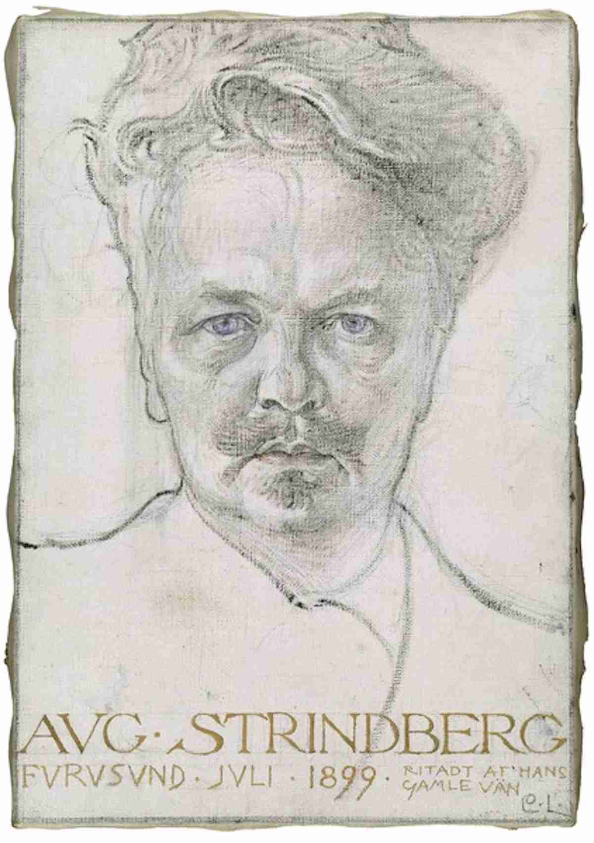 The Author August Strindberg Nationalmuseum. By Carl Larsson, Public domain, via Wikimedia Commons