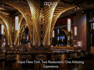 Aqua New York. Courtesy aqua-nyc.com