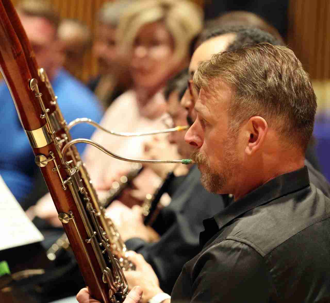 Bassoons in the Park Avenue Chamber Symphony's "Immersive Mozart" concert experience at the DiMenna Center for Classical Music in New York City. Courtesy Park Avenue Chamber Symphony.