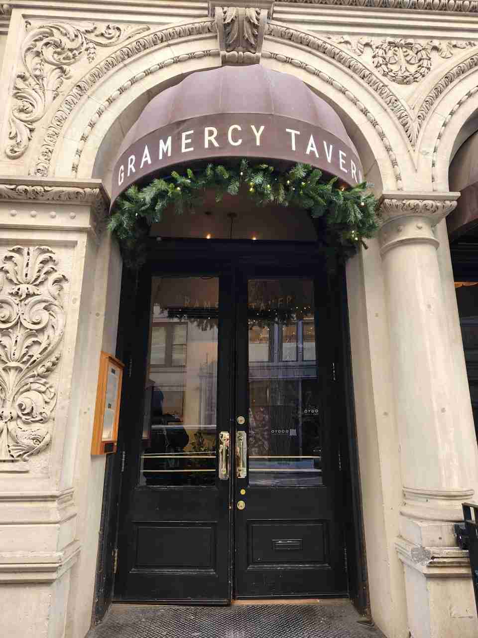 Entrance to Gramercy Tavern. Photo by Sora Vernikoff