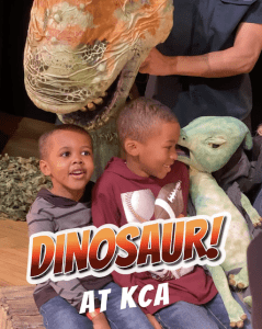 Erth's Dinosaur Zoo. Courtesy @kupferbergcenter on Instagram