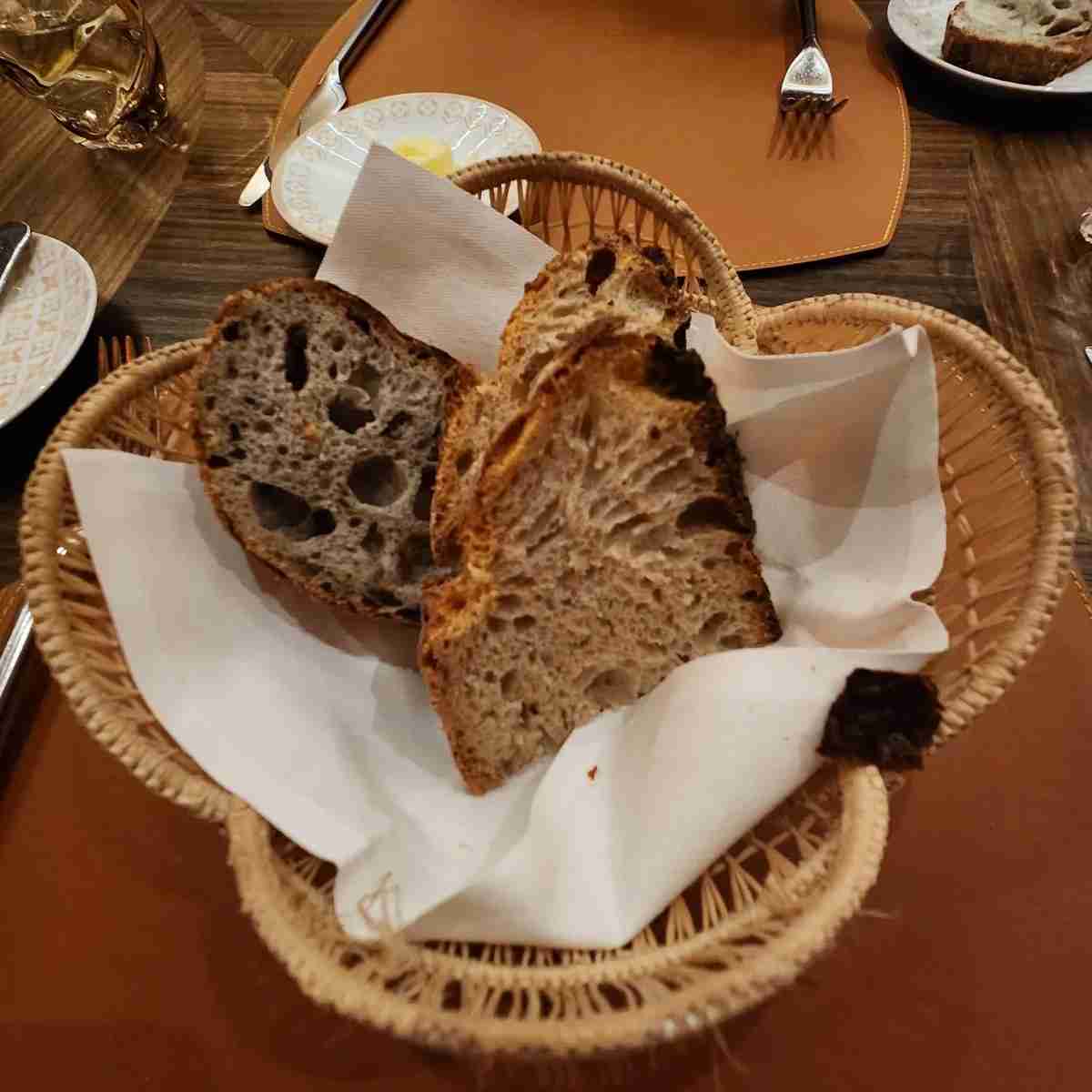 Fresh bread at Le Café Louis Vuitton in New York City. Photo by Sora Vernikoff