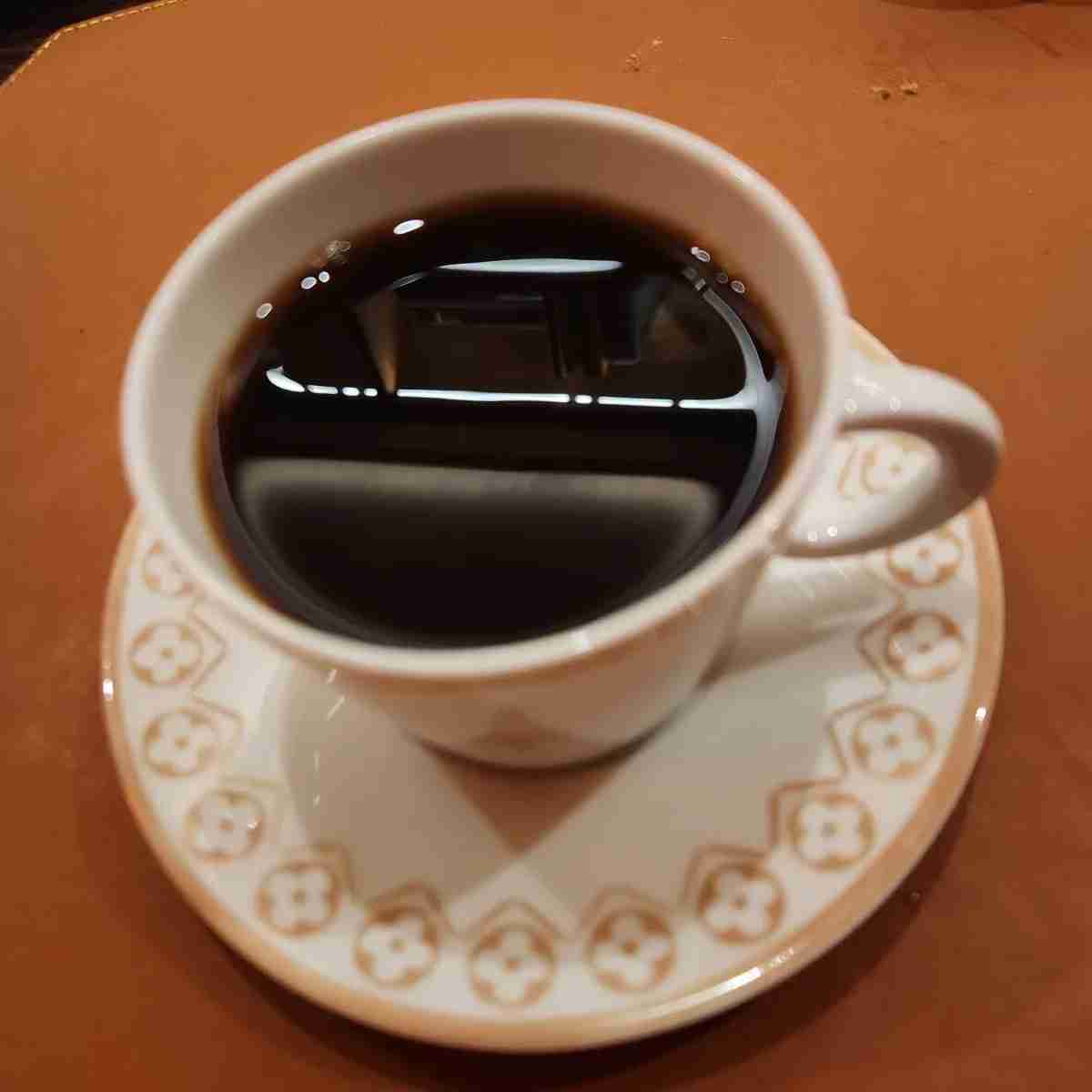 Fresh hot coffee at Le Café Louis Vuitton in New York City. Photo by Sora Vernikoff