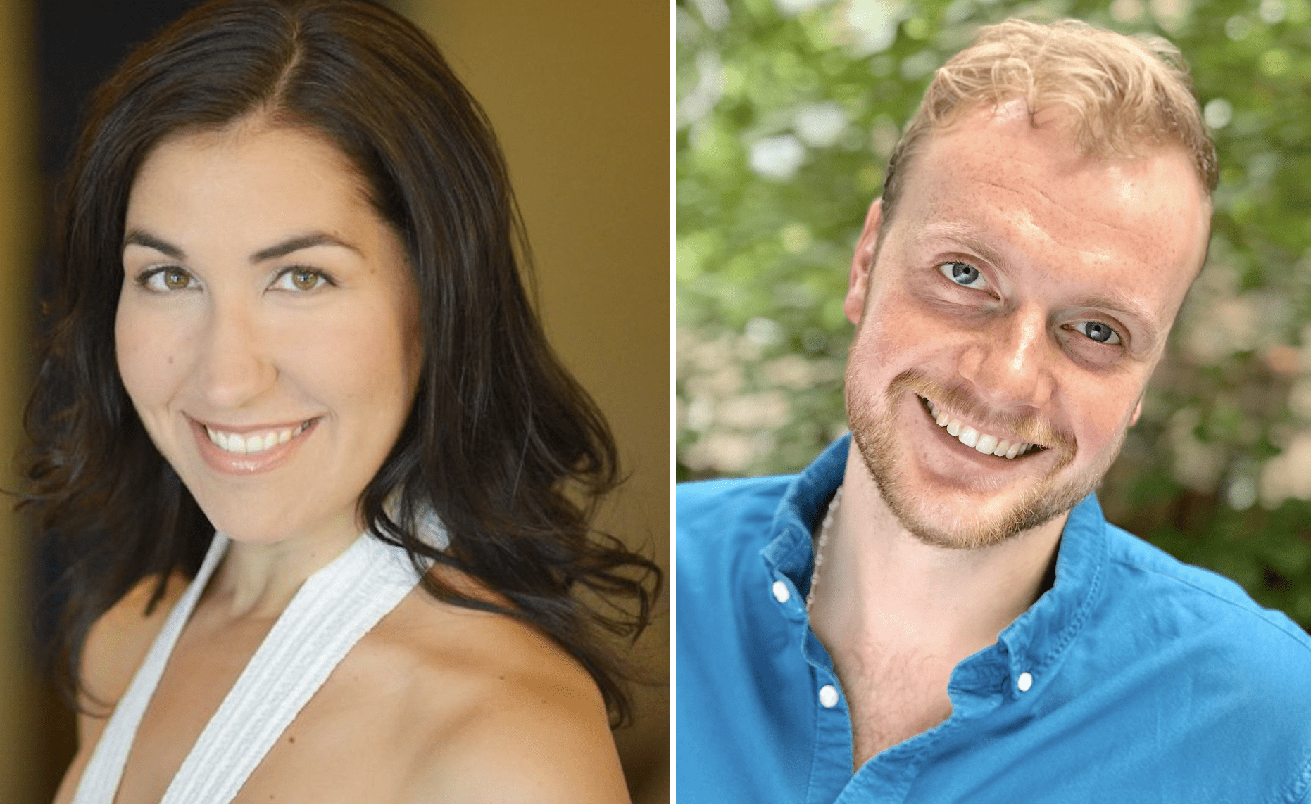 Mezzo Soprano Helen Karloski (Courtesy helenkarloski.com) and Baritone Oliver Holt (Courtesy Oliver Holt)