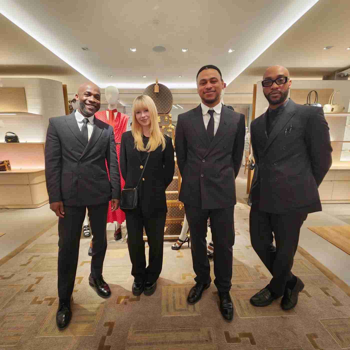Welcoming staff at Louis Vuitton in New York City. Photo by Sora Vernikoff
