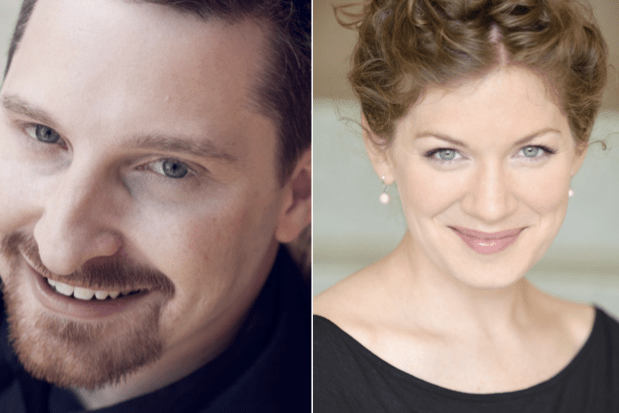 Tenor Paul Darcy (Courtesy @pauldarcy on Instagram, and Soprano Katherine Wessinger (Courtesy katherinewessinger.com
