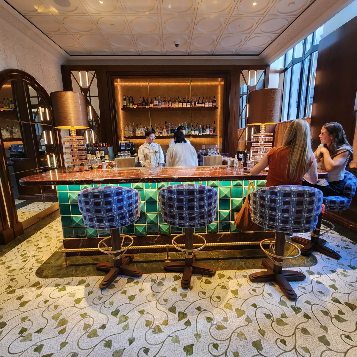 Bar and Dining area at Maison Passerelle. Photo by Sora Vernikoff