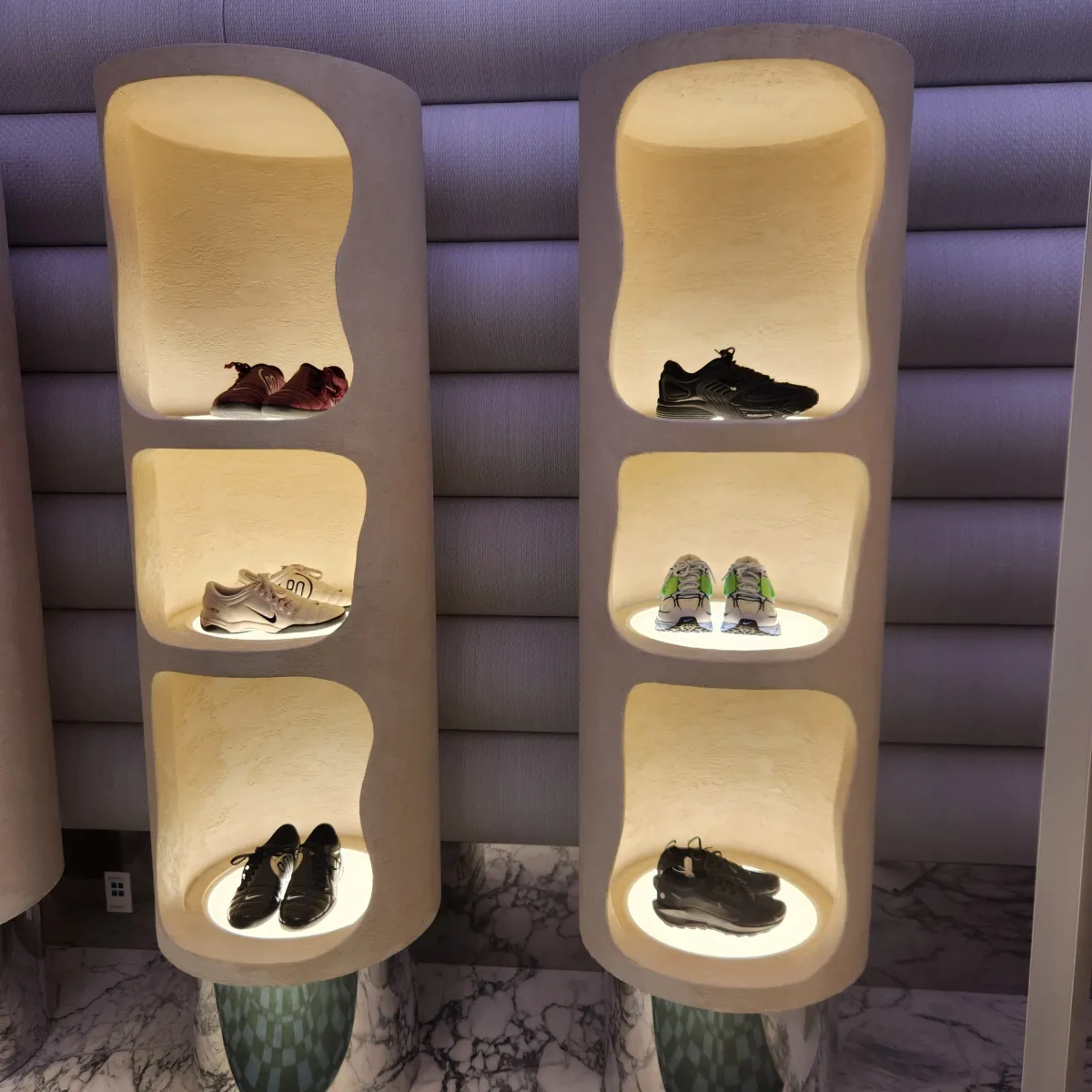 Foot Gear at Printemps. Photo by Sora Vernikoff