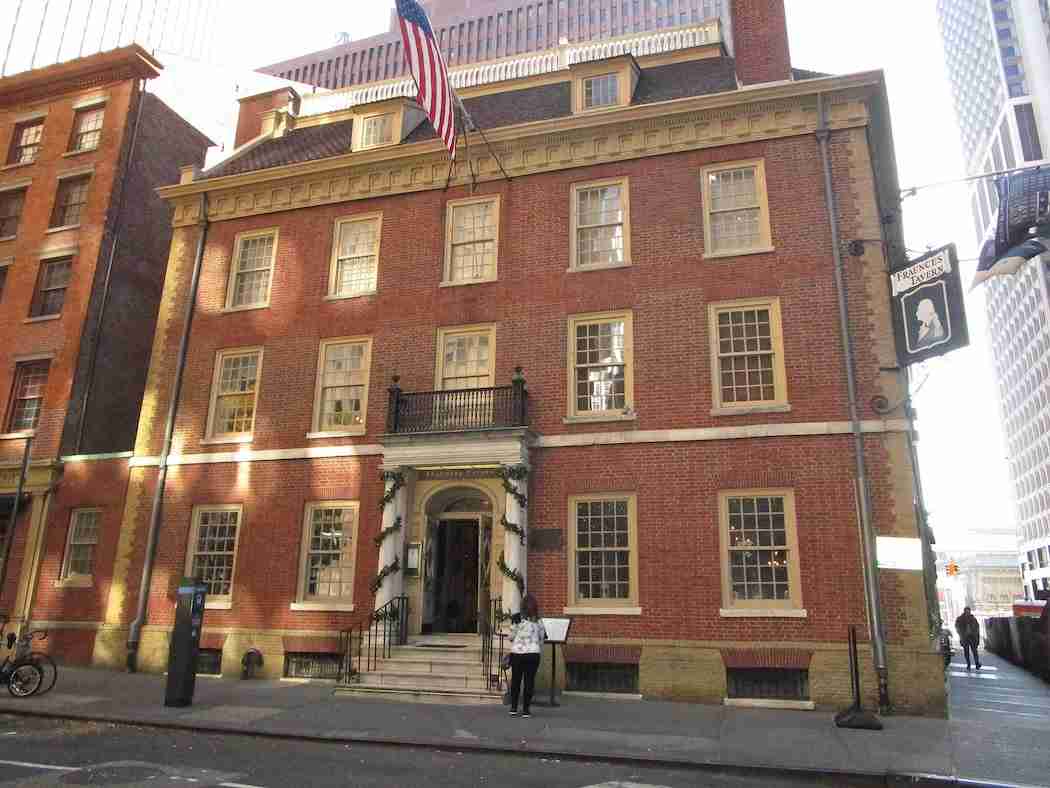Fraunces Tavern in New York City's Financial District, NRHP reference No. 08000140. Lyla0724, CC BY-SA 4.0 , via Wikimedia Commons
