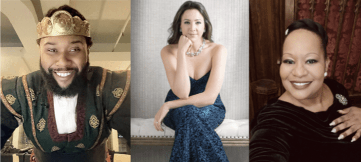 L-R Tenor Charles Williamson-Courtesy @charchats on Instagram, Soprano Susanna Phillips-Courtesy @susannaphillipssoprano on Instagram, and Mezzo Soprano Lucia Bradford-Courtesy @lucia_renate_b on Instagram .png
